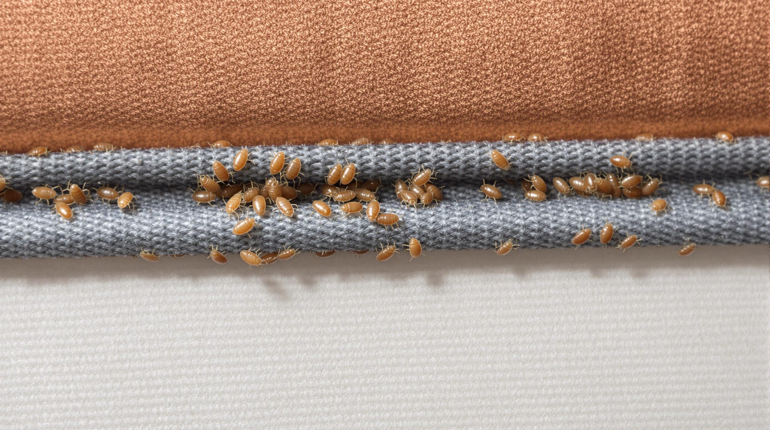 Psocids infesting furniture