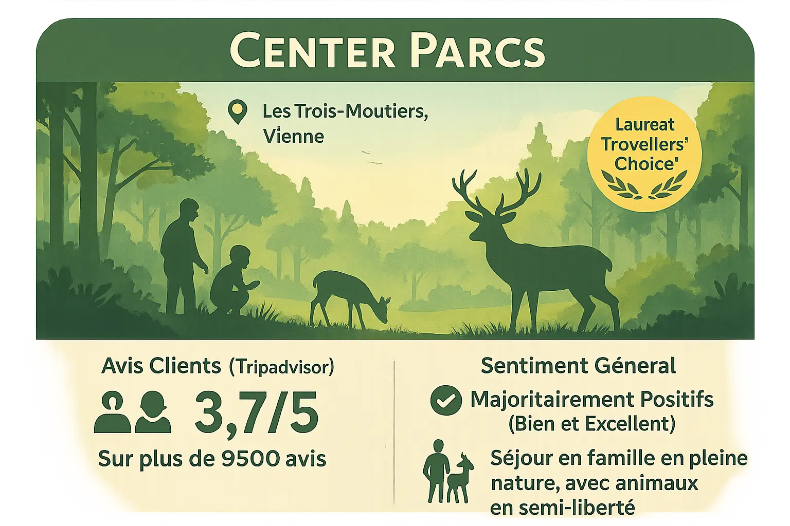 Vue aérienne du Center Parcs Le Bois aux Daims