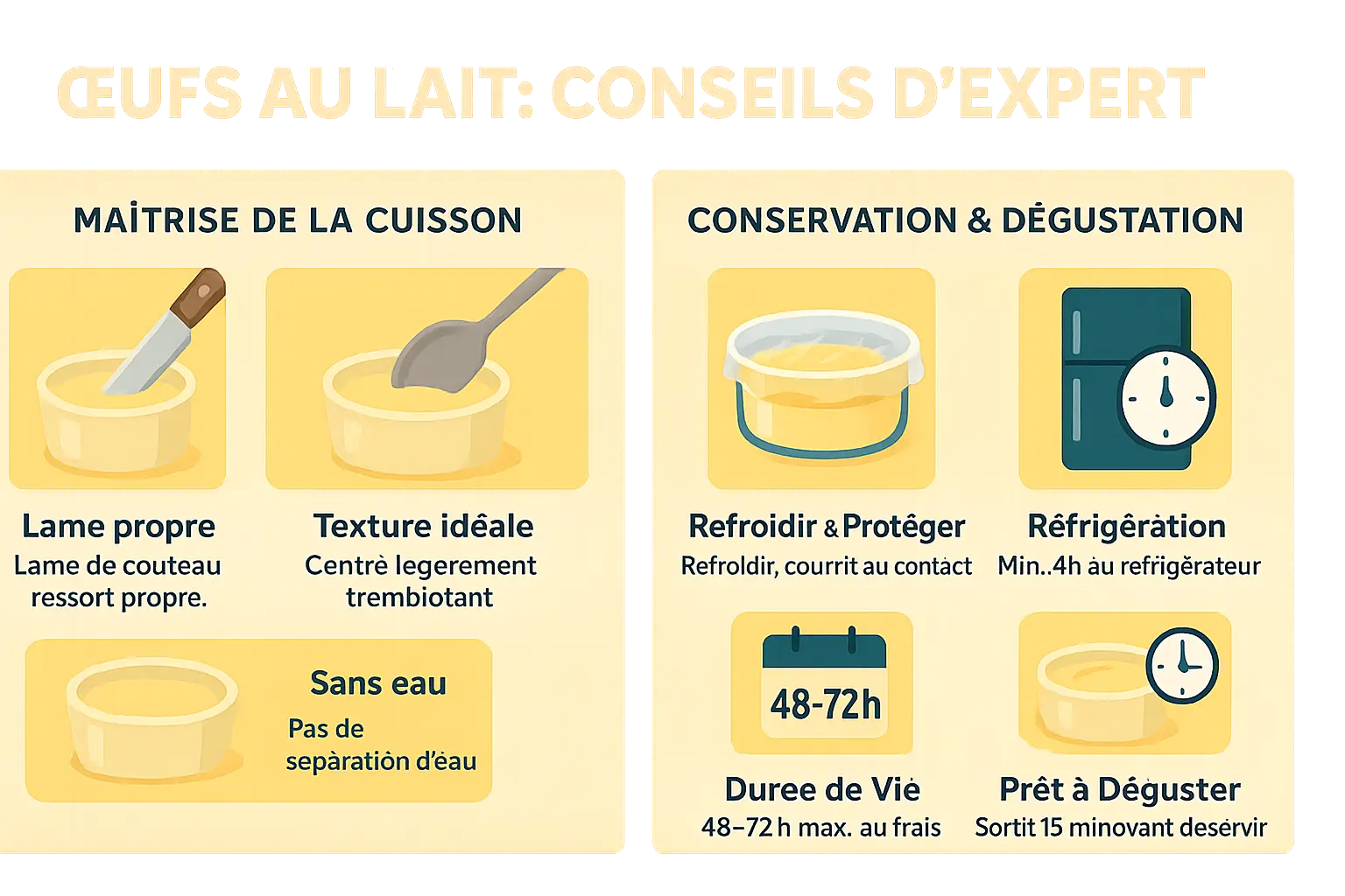 Oeufs au lait dans des ramequins