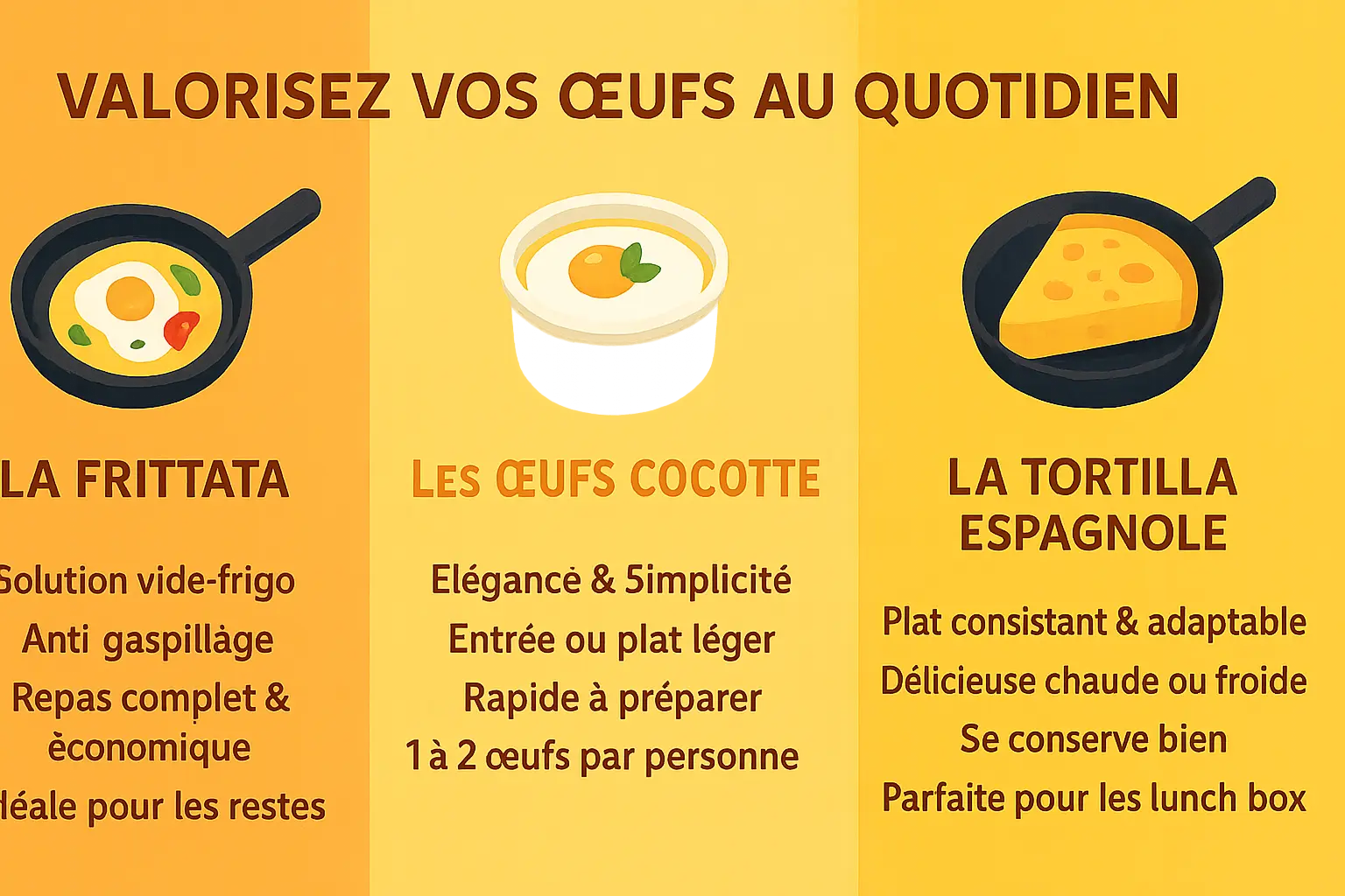 Recettes variées pour écouler vos œufs entiers 4 Tortilla espagnole dorée sur une assiette