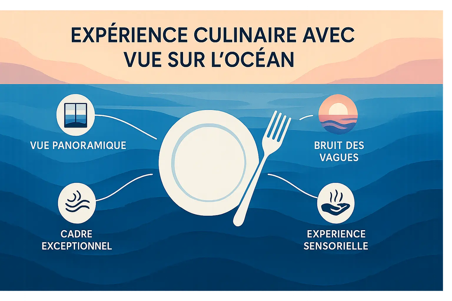 Restaurants Biscarrosse Plage : Budgets et cadres 5 Restaurant avec vue sur l'océan à Biscarrosse Plage