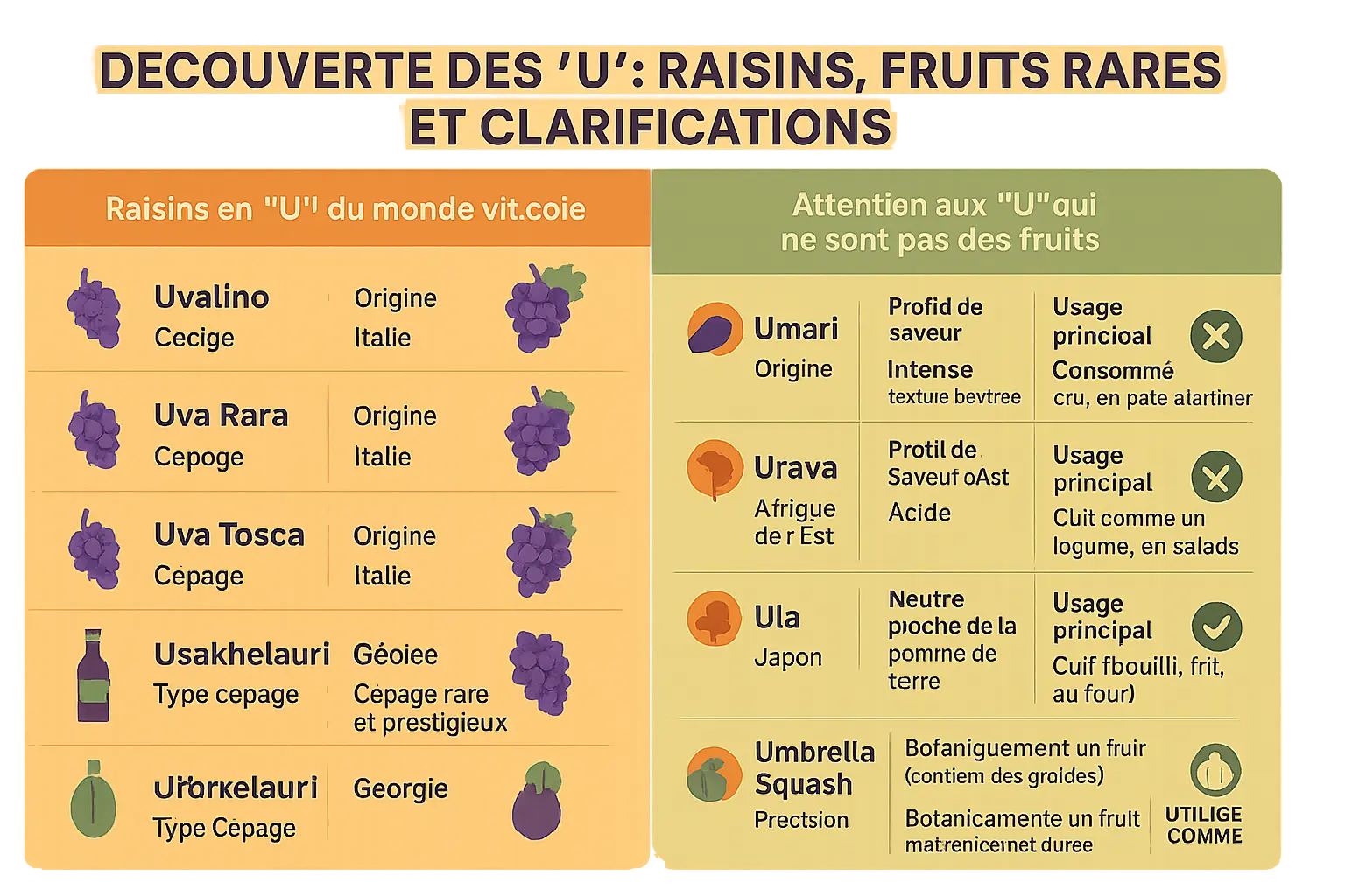 Fruits en U : l’Ugli et autres saveurs uniques 7 Fruits en U