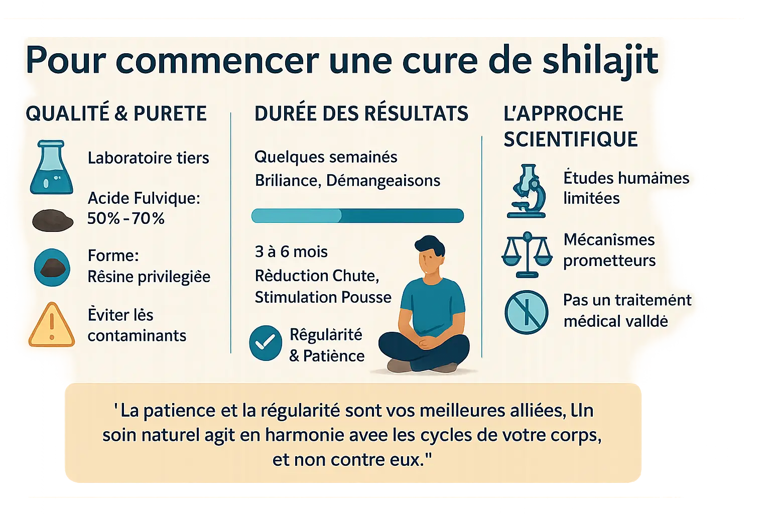 Shilajit, résine naturelle pour la santé des cheveux