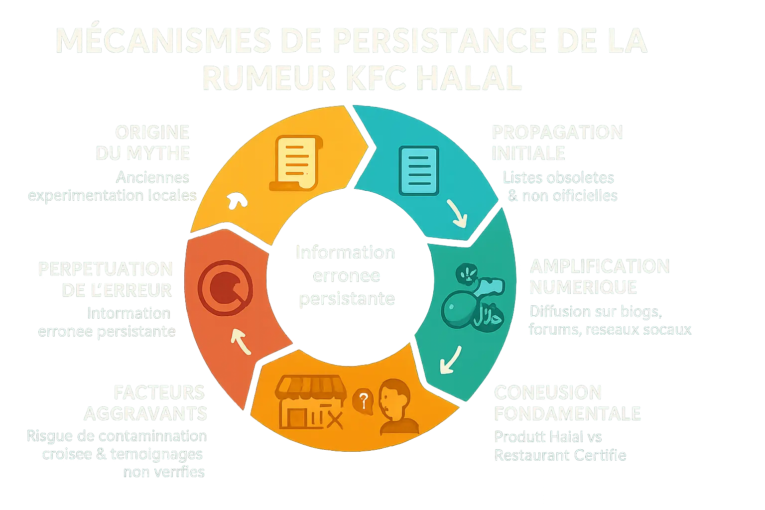 Illustration représentant la confusion autour des certifications alimentaires