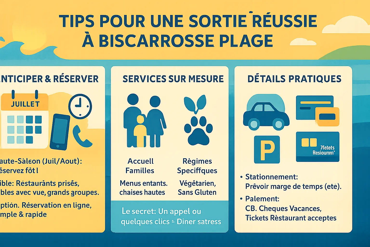 Restaurants Biscarrosse Plage : Budgets et cadres 8 Vue aérienne d'une terrasse de restaurant face à l'océan