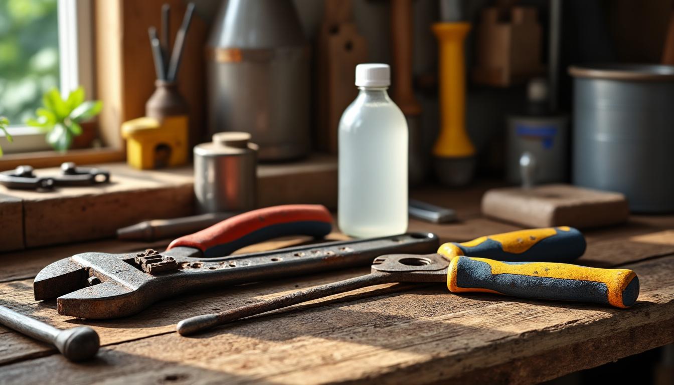 découvrez des astuces efficaces et simples pour éliminer la rouille de vos outils et leur redonner une seconde vie, facilement et rapidement.