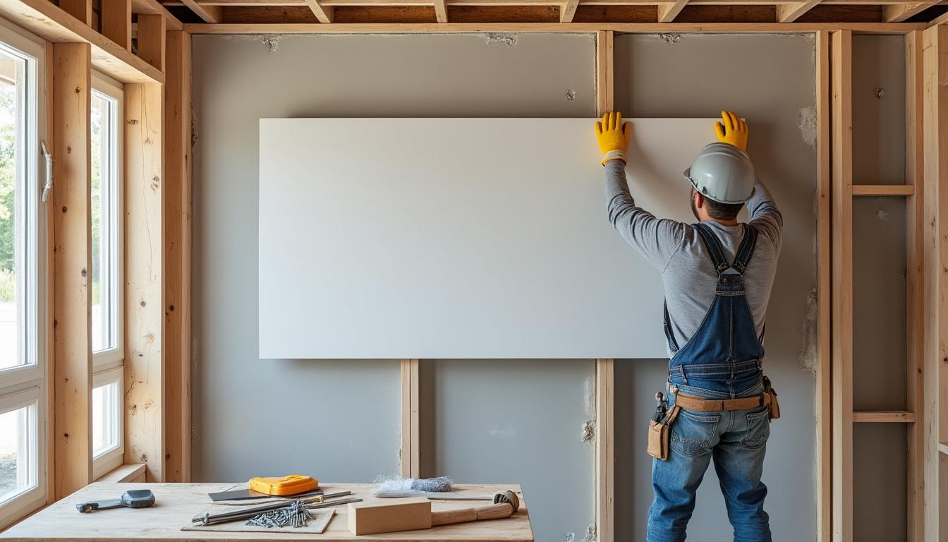 découvrez notre guide complet pour poser du placo sans utiliser de rails et obtenir un mur impeccable facilement et rapidement, même sans expérience.