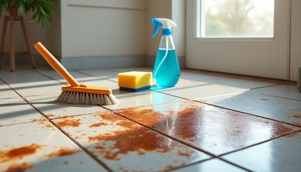 découvrez des techniques efficaces et simples pour éliminer les taches de rouille sur votre carrelage et retrouver un sol impeccable.