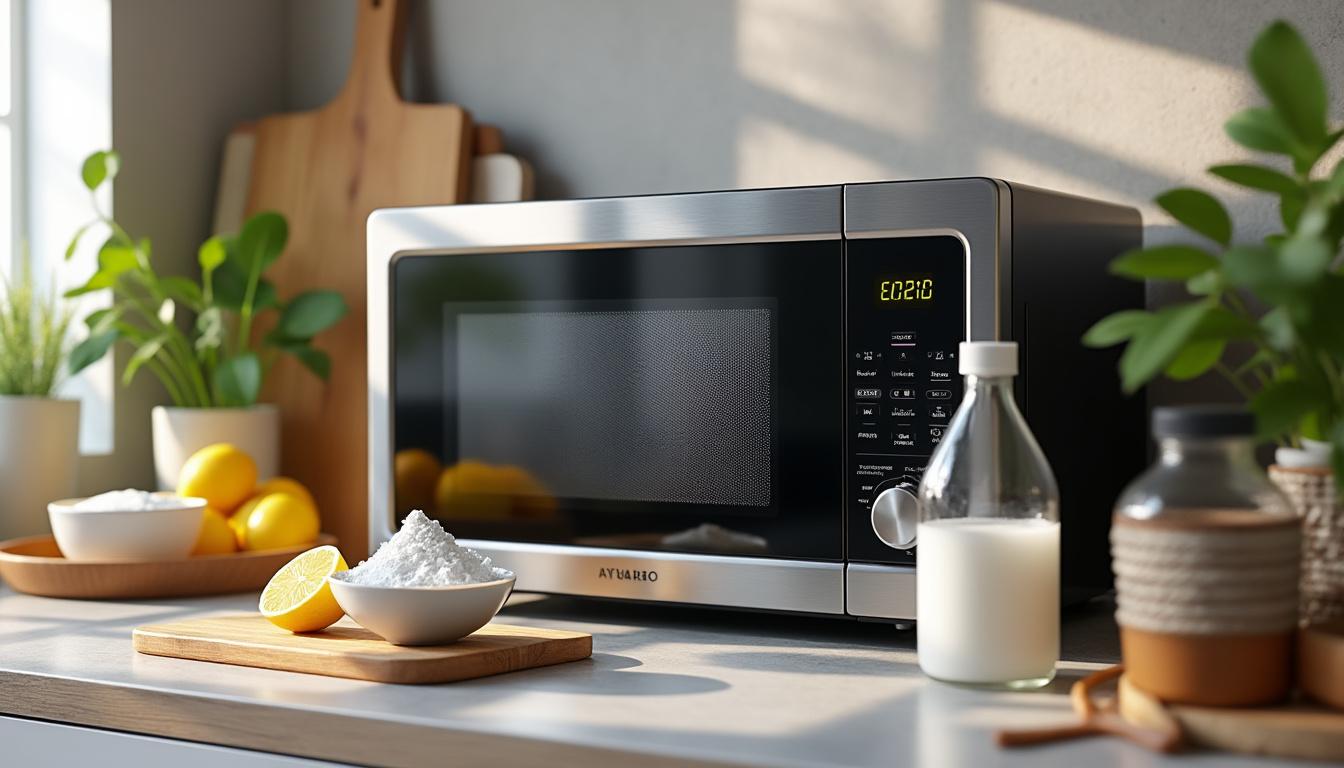 découvrez des astuces efficaces et durables pour éliminer rapidement les mauvaises odeurs de votre micro-ondes et retrouver une cuisine fraîche et agréable.