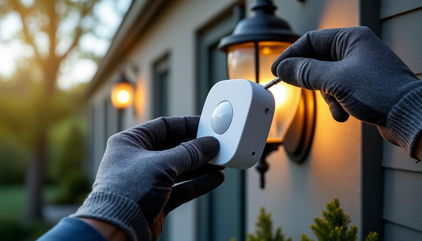découvrez notre guide pratique détaillé pour installer facilement un détecteur de mouvement sur votre lampe extérieure et sécuriser votre habitation.