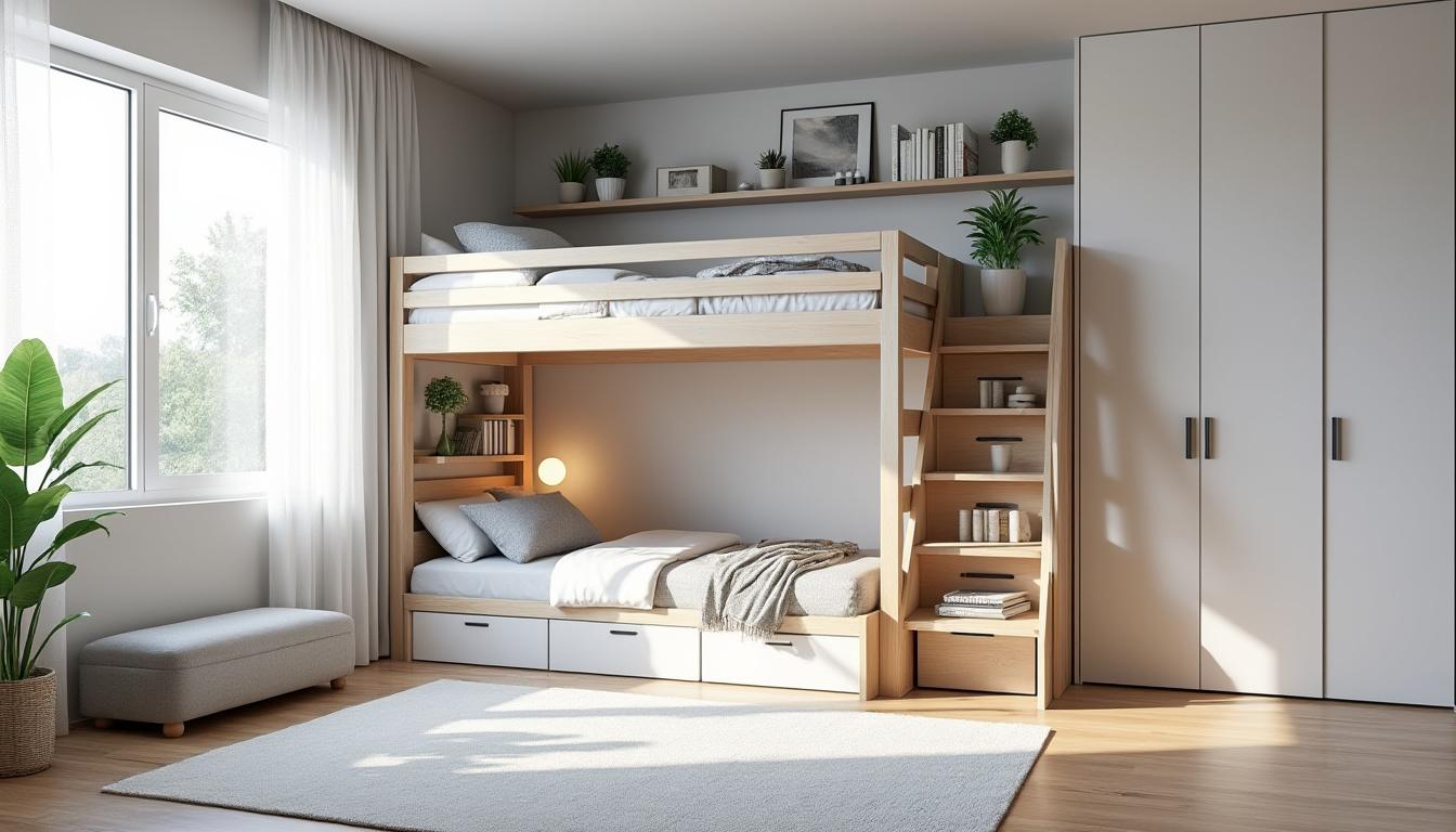 découvrez des astuces ingénieuses pour maximiser l'espace dans une petite chambre et agencer votre lit de manière optimale, alliant confort et fonctionnalité.