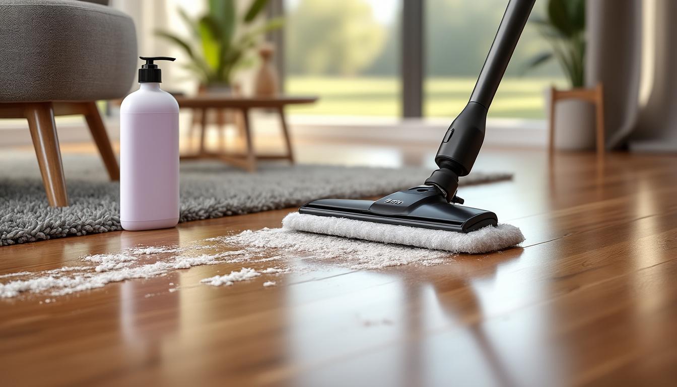 découvrez quel produit utiliser pour optimiser les performances de votre aspirateur laveur et obtenir un nettoyage impeccable en un seul passage.