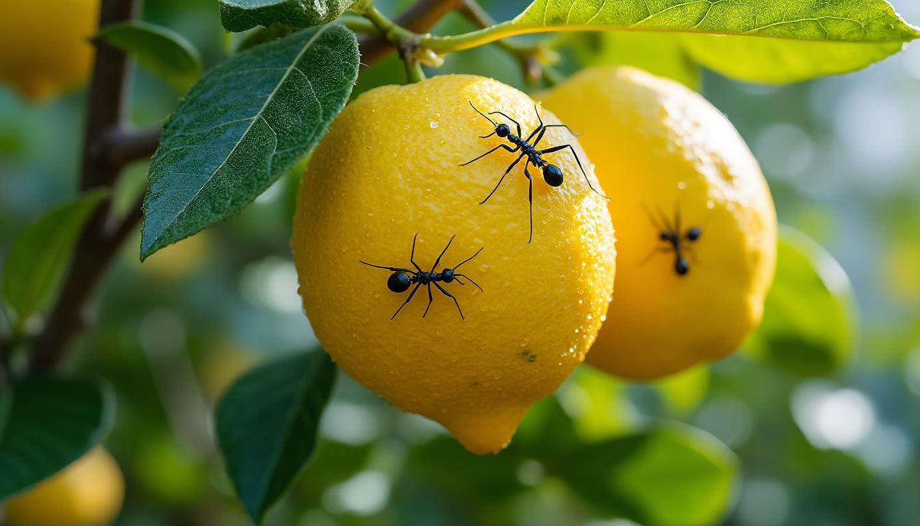 Comment repousser les fourmis qui envahissent votre citronnier et comprendre leurs raisons 4 découvrez comment repousser efficacement les fourmis qui envahissent votre citronnier et comprenez les raisons de leur présence pour mieux protéger votre arbre fruitier.