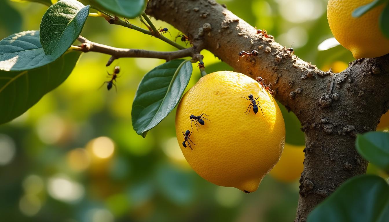découvrez comment éloigner efficacement les fourmis de votre citronnier tout en comprenant les raisons de leur présence pour protéger votre arbre naturellement.