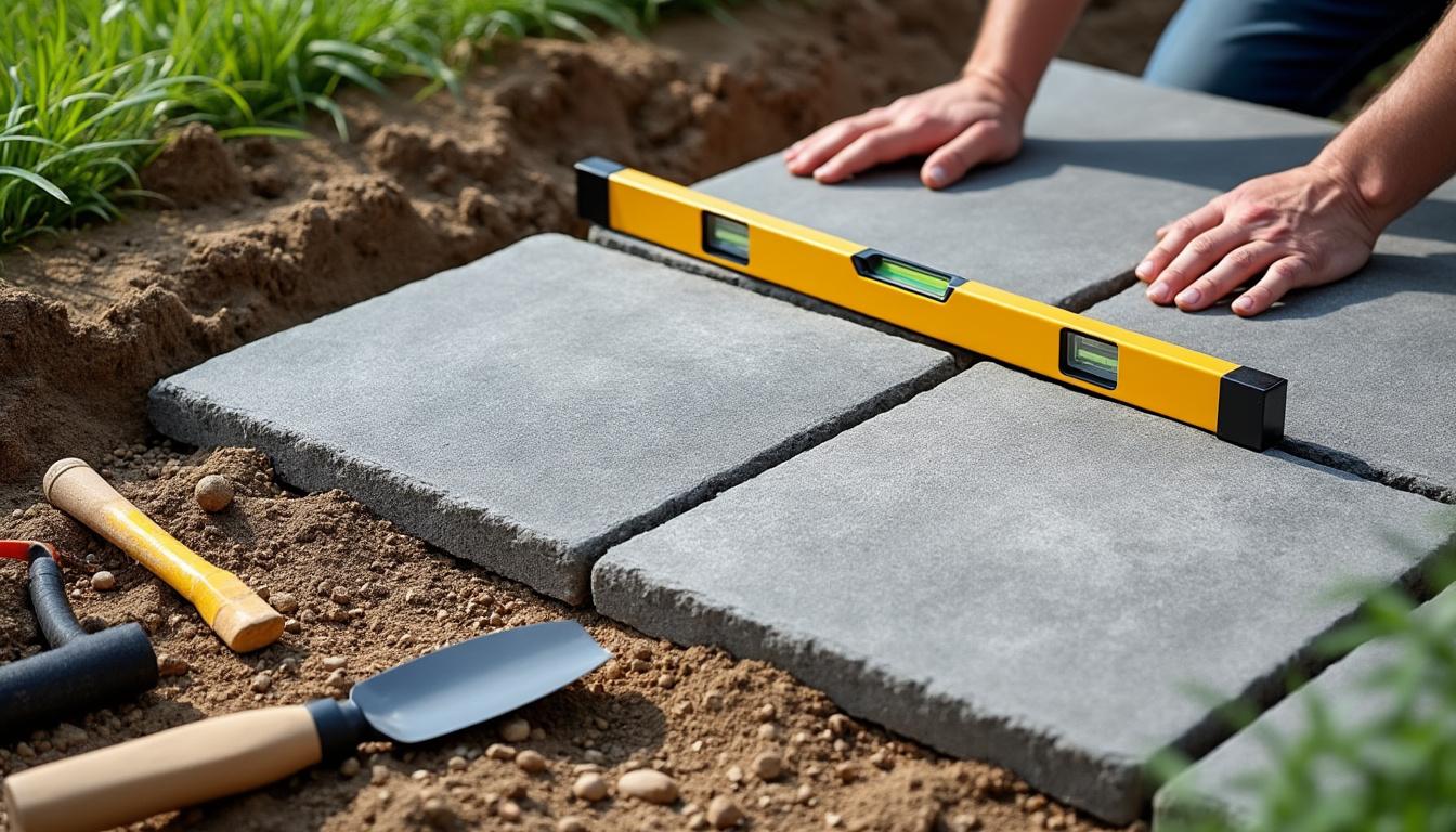 découvrez comment installer des dalles en béton directement sur la terre grâce à nos astuces pratiques et précautions essentielles pour un résultat durable et sécurisé.