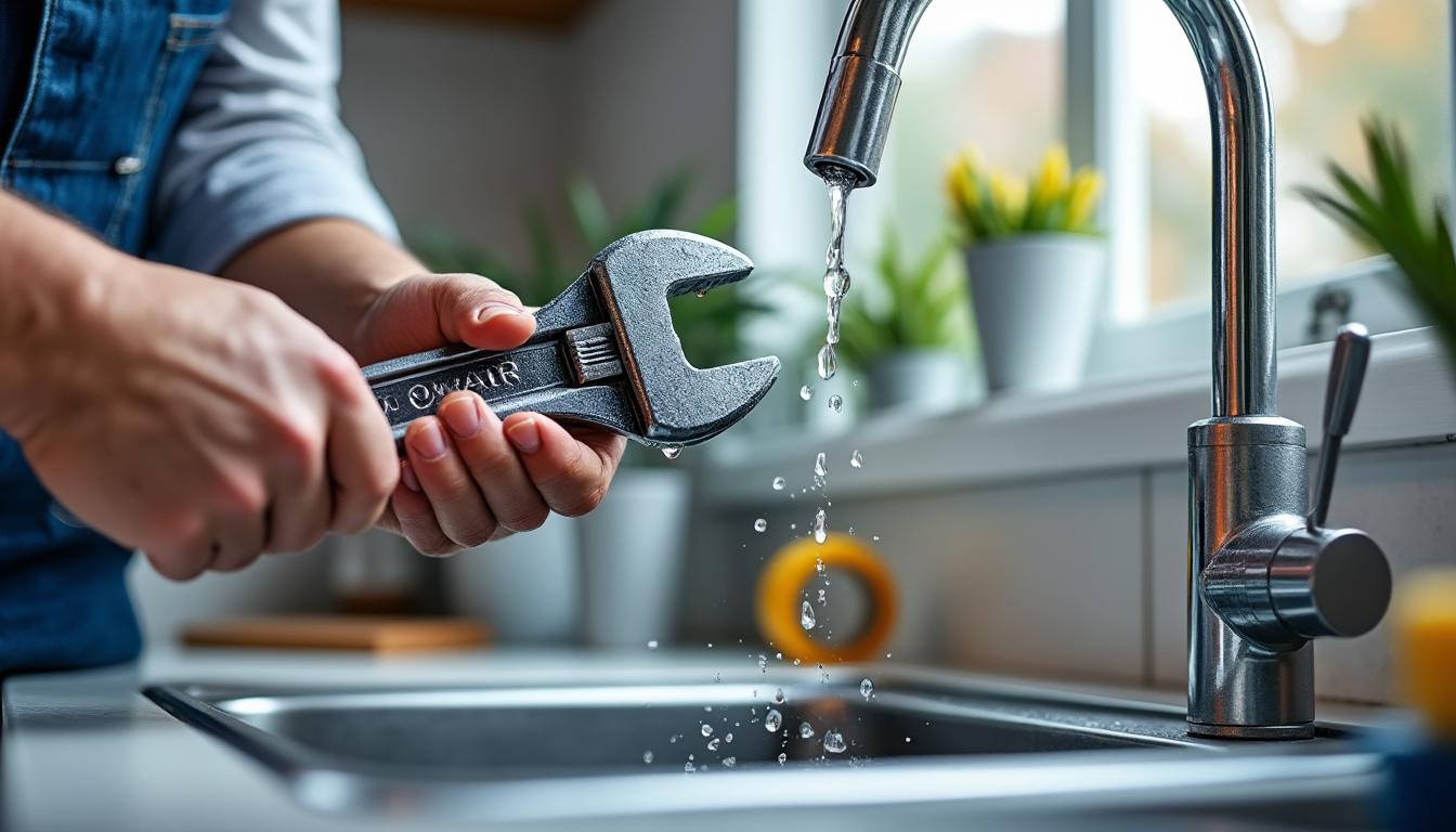 Comment Réparer une Fuite de Robinet en 5 Minutes : Guide Rapide et Astuces pour Économiser l'Eau 3 apprenez à réparer rapidement une fuite de robinet en 5 minutes grâce à notre guide pratique et découvrez des astuces simples pour économiser l'eau efficacement.