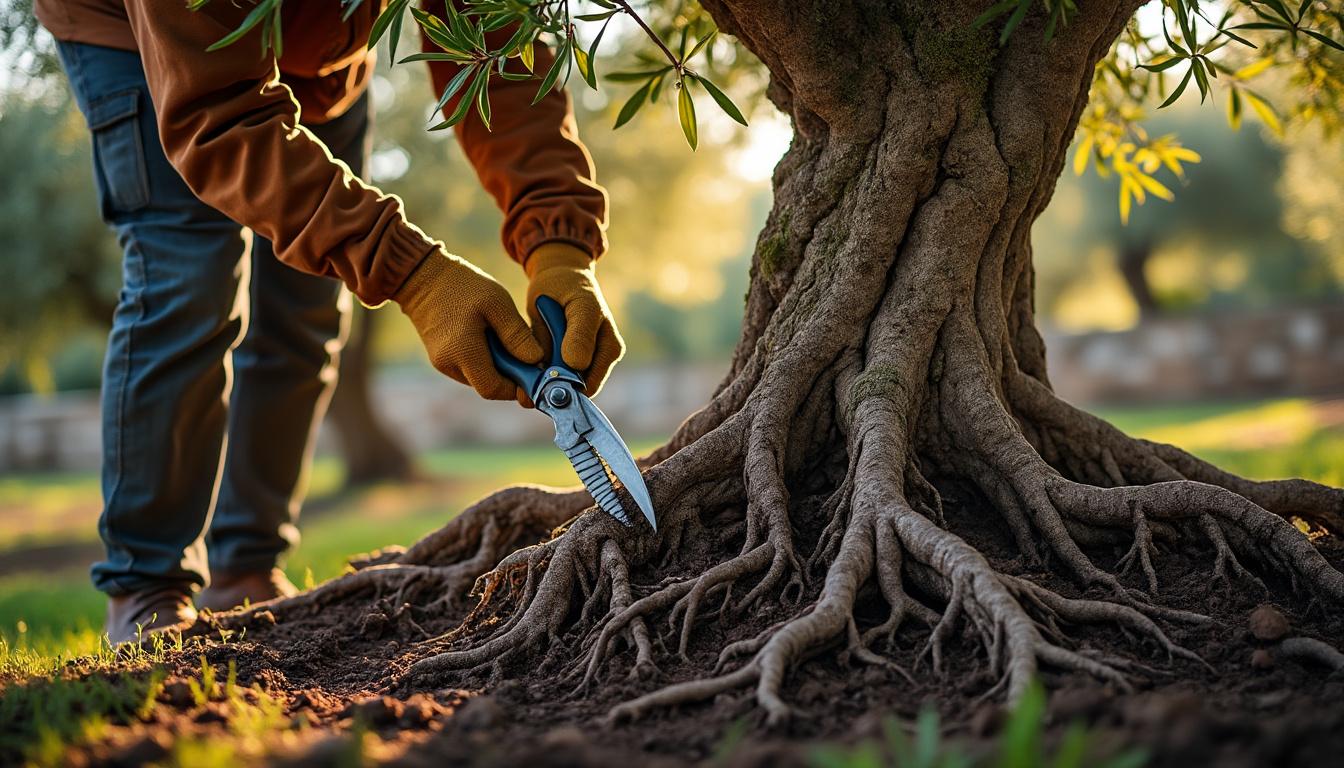 Peut-on tailler les racines d’un olivier sans compromettre sa santé ? 16 découvrez si tailler les racines d'un olivier est sans danger et comment le faire pour préserver sa santé et sa croissance.