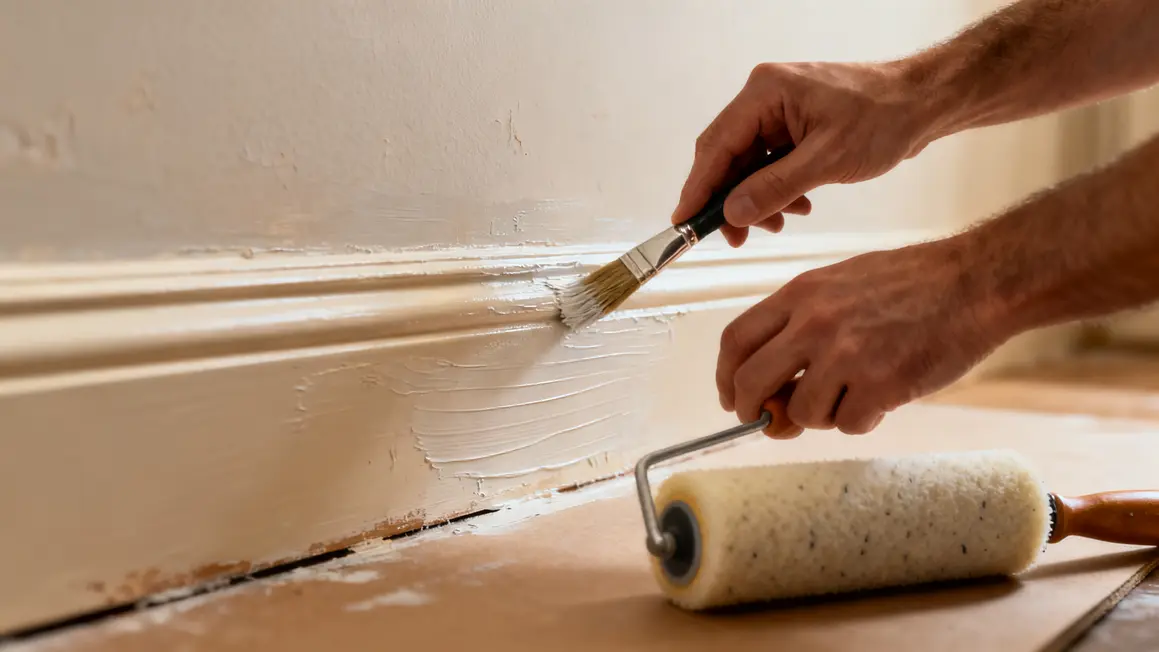 peinture meuble : bonnes pratiques pour un résultat durable 3 Peinture meuble pinceau rechampir rouleau mousse