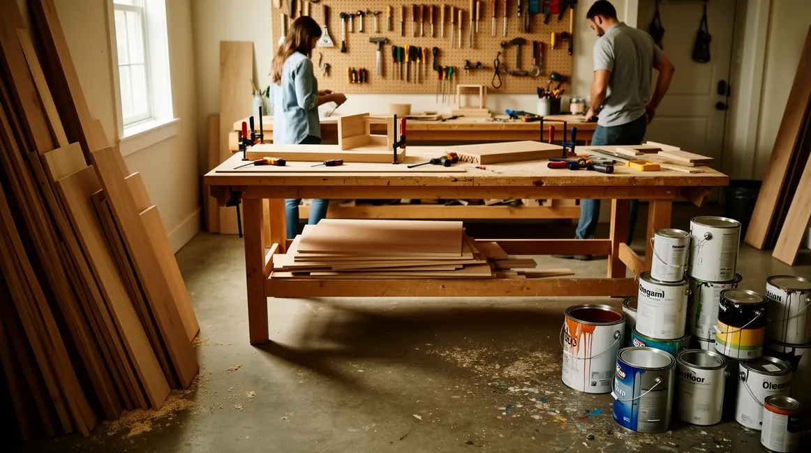 bricolage maison : bonnes pratiques pour un résultat durable 43 atelier bricolage maison avec outils classiques et projets en cours