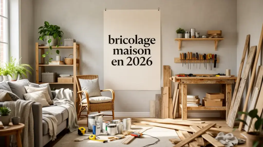 bricolage maison 2026 salon recup materiaux naturels objets DIY