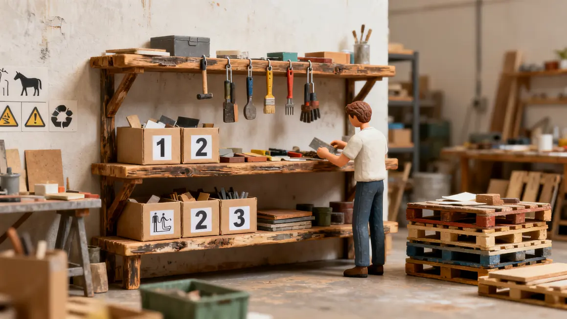 bricolage maison inventaire atelier recyclage materiaux