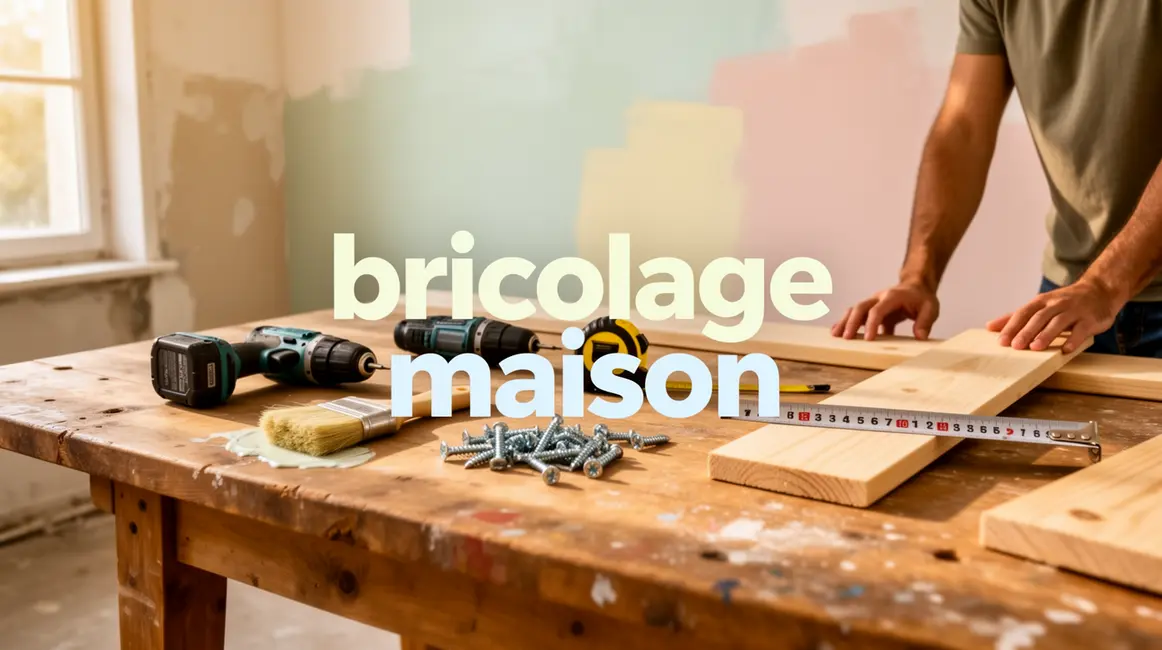bricolage maison : questions à se poser avant d’agir 1 Outils bricolage maison table moderne murs peints