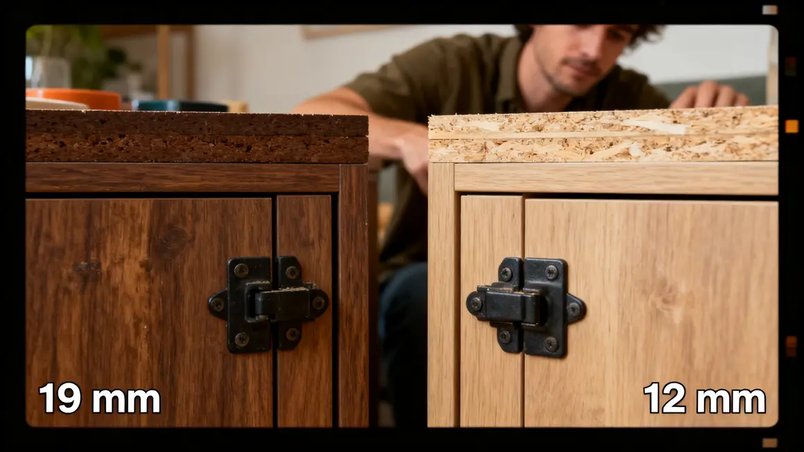 Bien choisir meuble mélaminé : méthode simple et fiable en petit budget 3 Meuble melamine epaisseur 19 mm et 12 mm