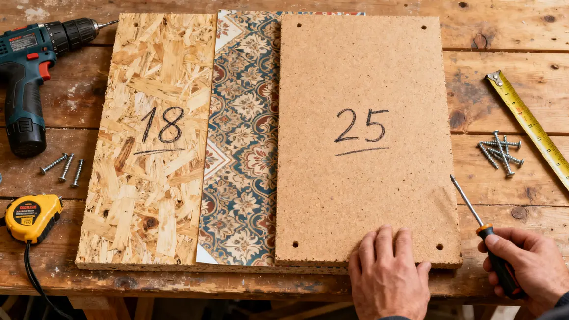 meuble melamine MDF panneau particule