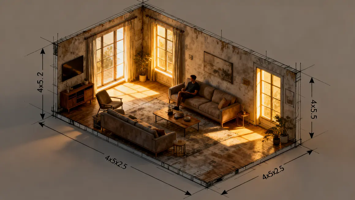 décoration du salon : critères de choix vraiment utiles 2 Plan esquisse salon analyse decoration du salon caracteristiques et contraintes