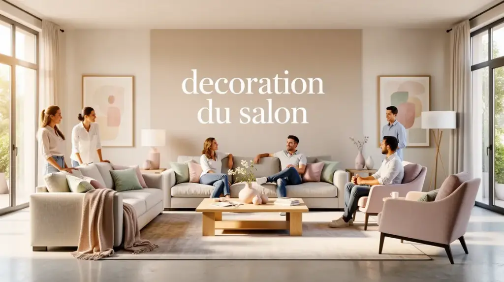 decoration du salon moderne avec mobilier tendance