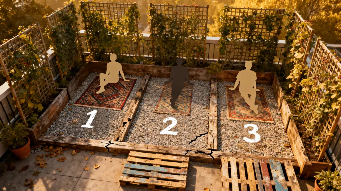 aménagement extérieur : priorités à vérifier en premier en petit budget 3 délimitation zones jardin terrasse petit budget