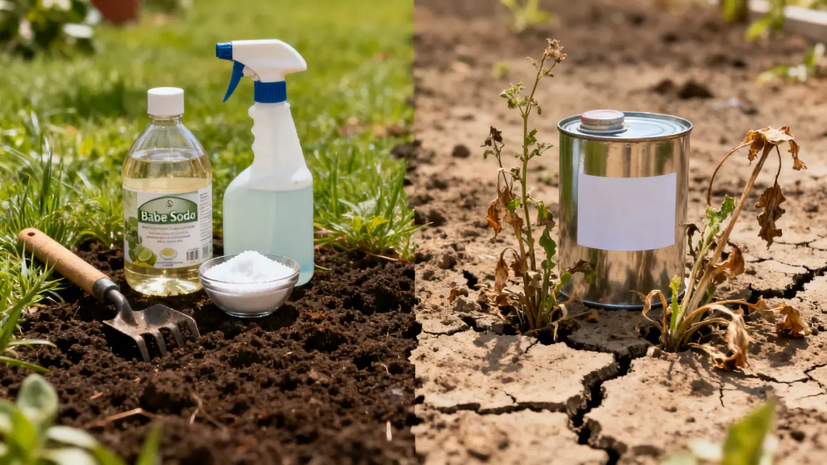comparaison outils naturels et chimique sur sol