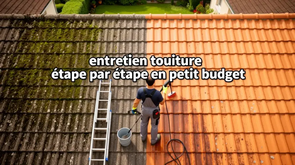 toit maison nettoyage économique