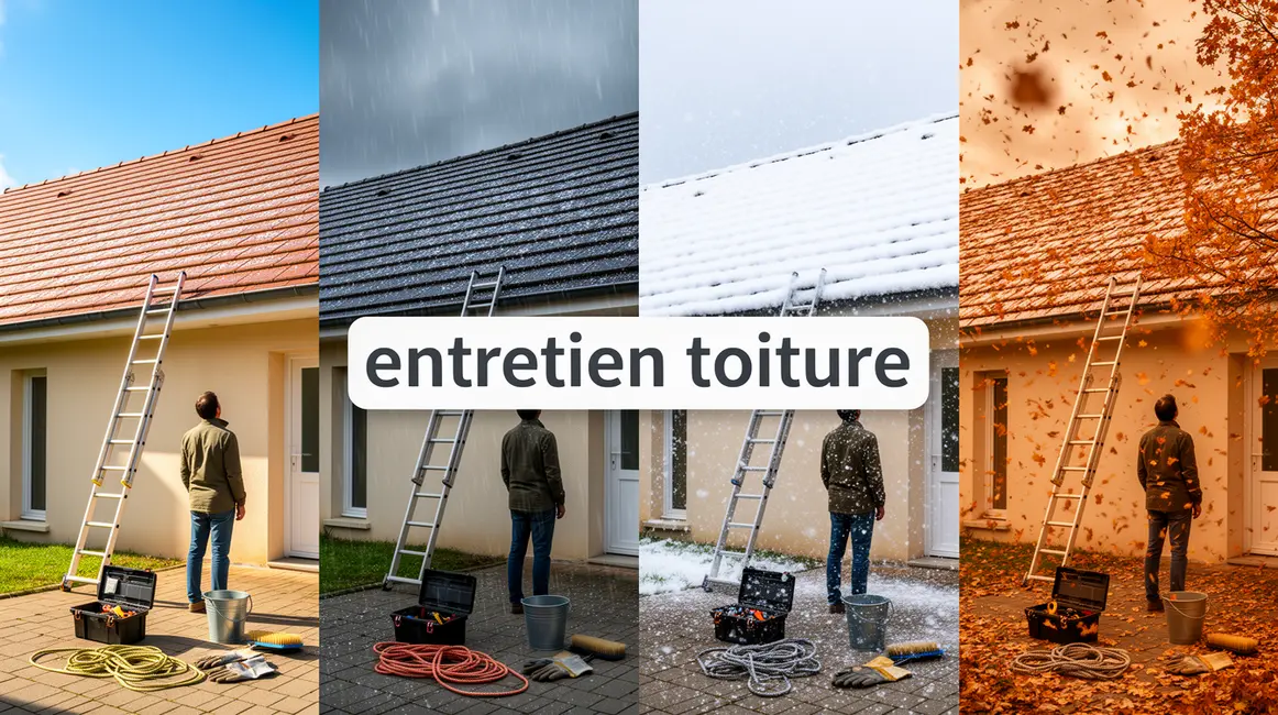 entretien toiture maison vue climats outils