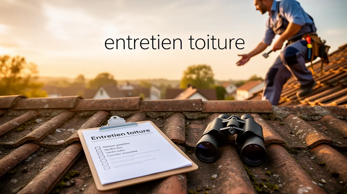 Toit entretenu et checklist entretien toiture