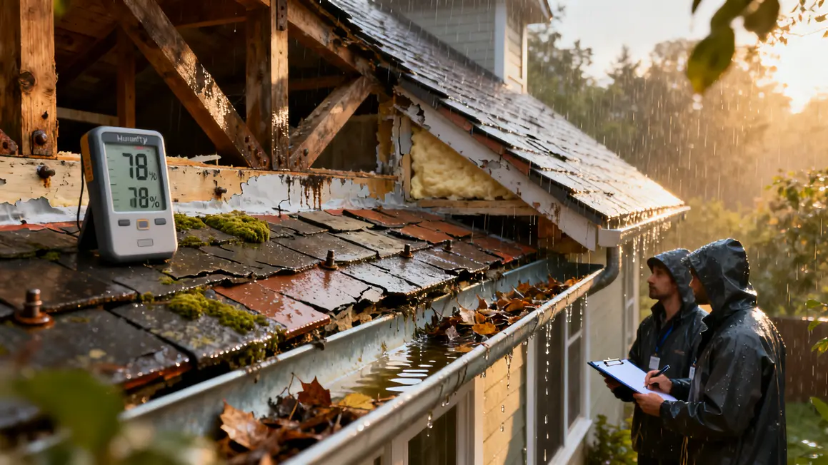 entretien toiture : guide pratique pour bien commencer 2 Toiture sous pluie, fissures, gouttières, experts