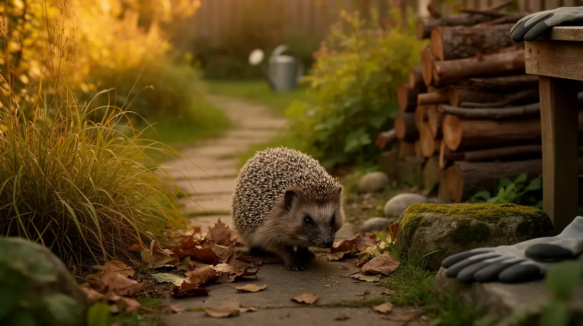 hérisson au jardin : guide débutant sans jargon en petit budget 38 herisson au jardin entoure de feuilles et abris naturels