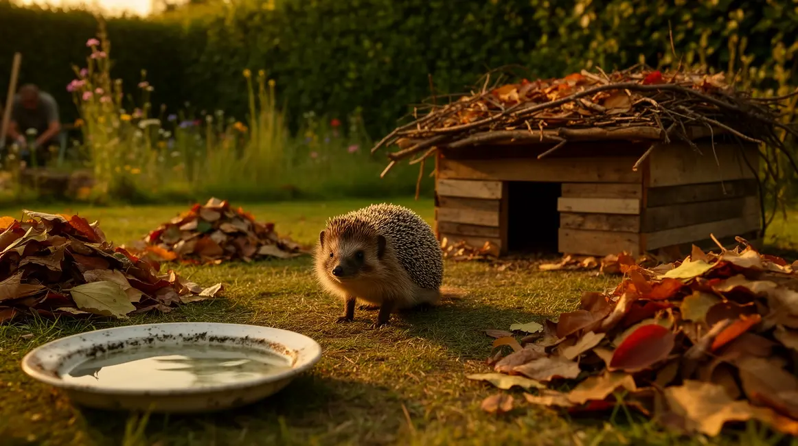 herisson dans jardin naturel petit budget