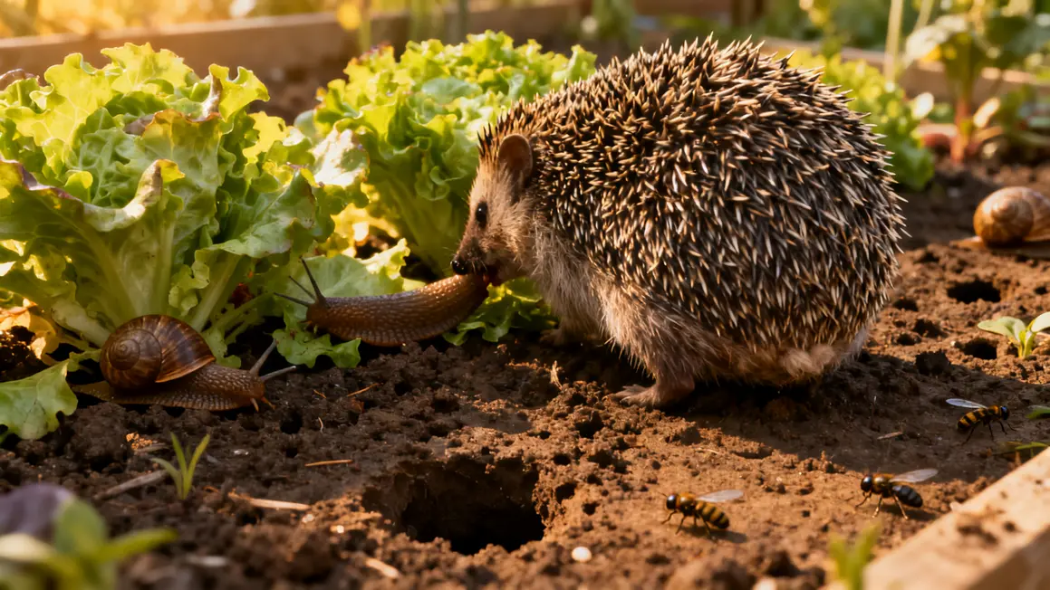 Bien choisir hérisson au jardin : méthode simple et fiable en petit budget 2 herisson mange limace potager biodiversite