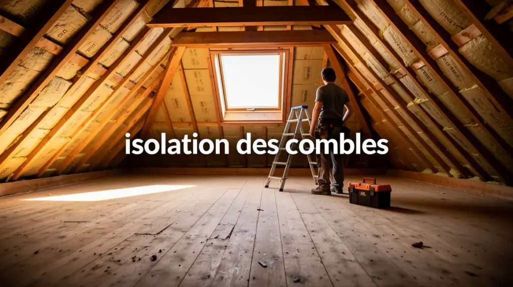 isolation des combles grenier panneaux isolants lumière naturelle