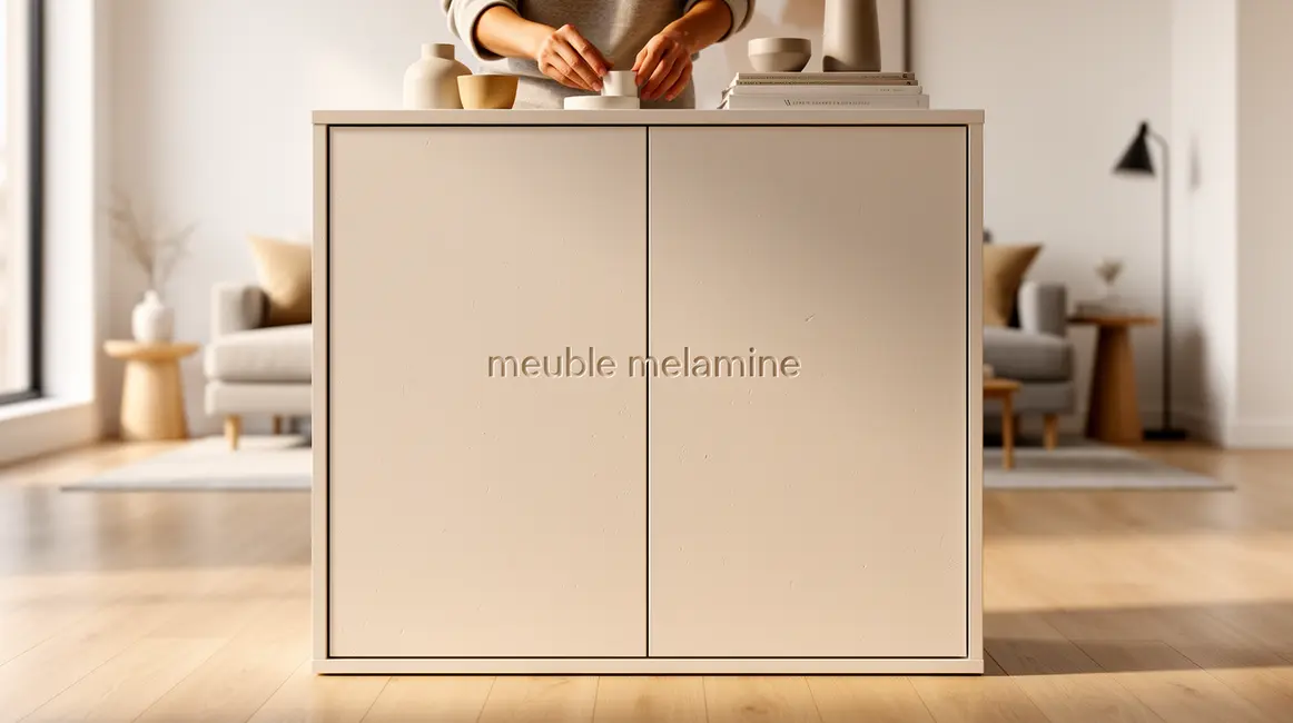 meuble mélaminé : questions à se poser avant d’agir 4 meuble melamine decor contemporain lumineux