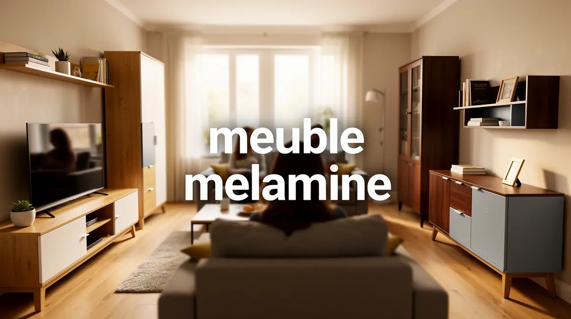 meuble mélaminé : bonnes pratiques pour un résultat durable en petit budget 44 meuble melamine divers couleurs et finitions vue salon