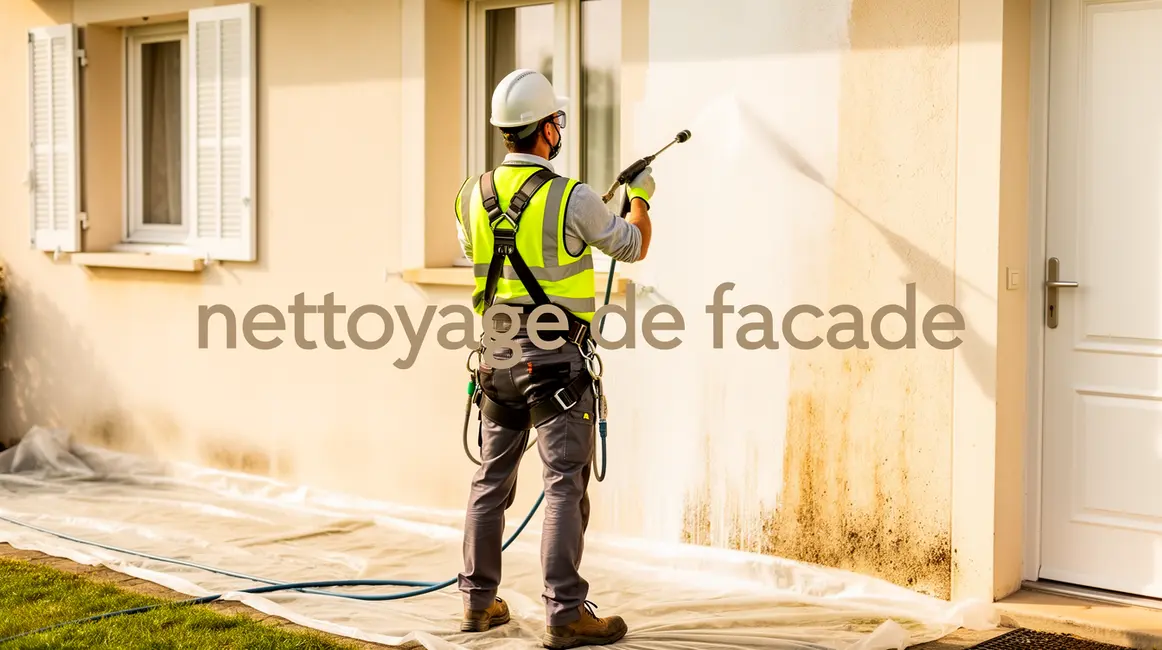 nettoyage de facade petit budget protection sol equipement