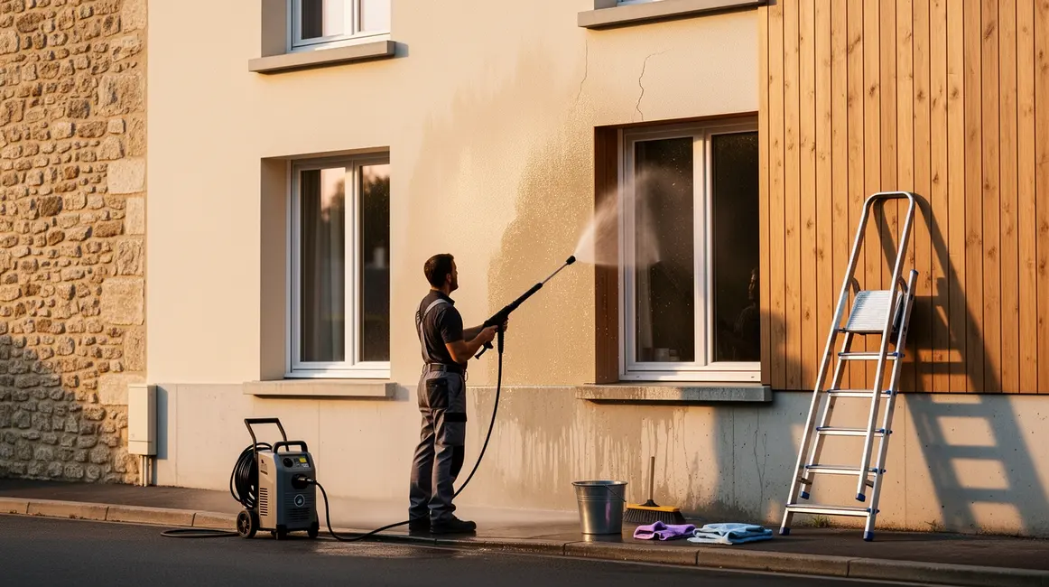 nettoyage de façade : erreurs fréquentes à éviter en petit budget 57 façade maison saine diverse matériaux nettoyage