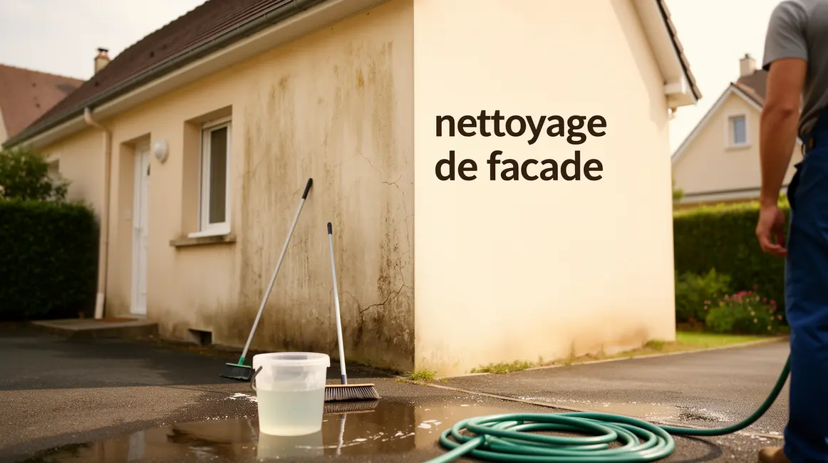 Bien choisir nettoyage de façade : méthode simple et fiable en petit budget 18 photo nettoyage facade maison standard avant apres