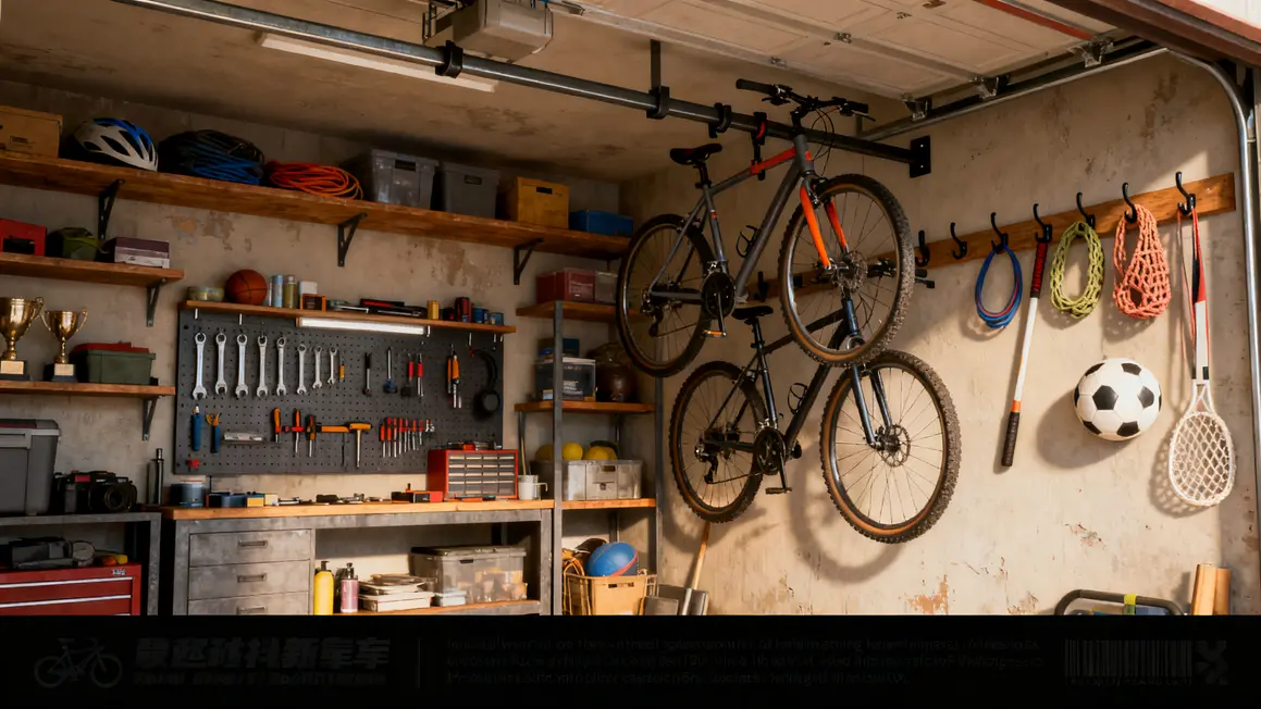 Comment réussir rangement garage étape par étape en petit budget 3 garage optimisé avec étagères murales et vélos suspendus