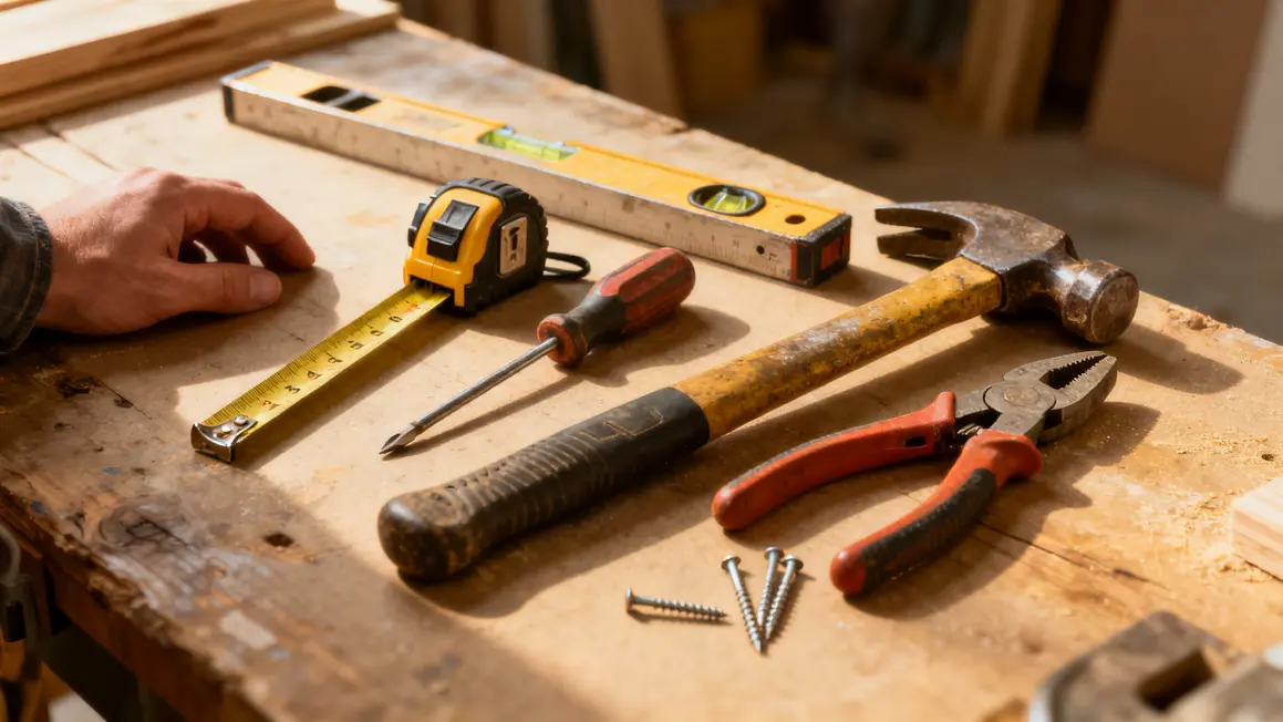 outils bricolage maison budget debutant