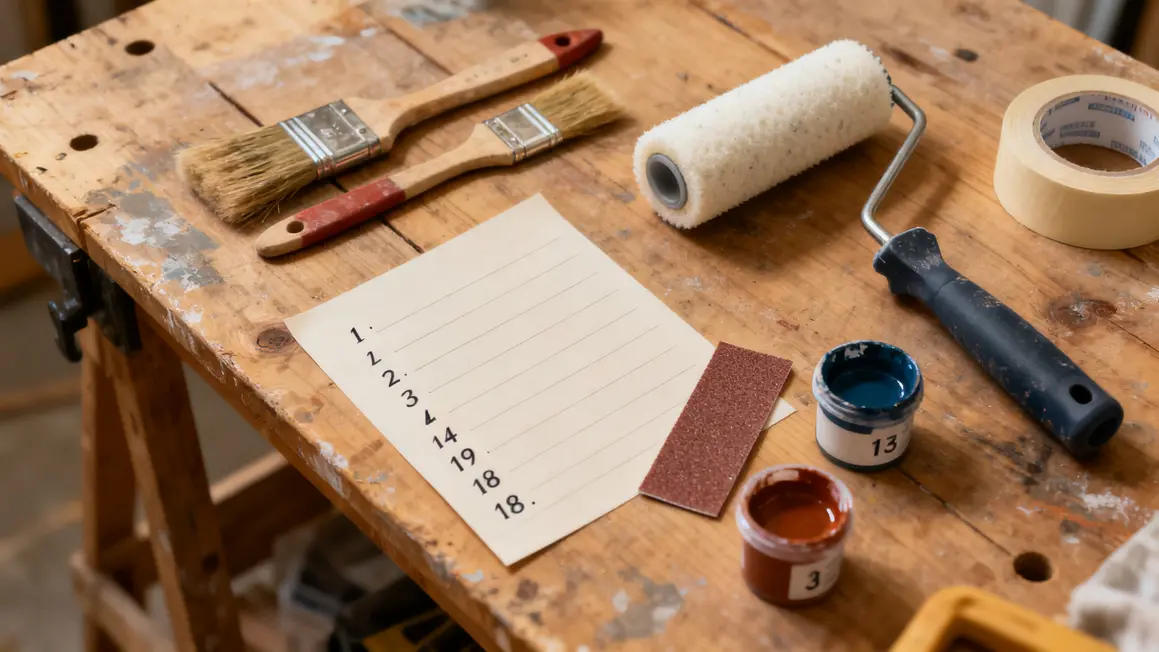 Comment réussir peinture meuble étape par étape en petit budget 3 liste outils essentiels peinture meuble budget