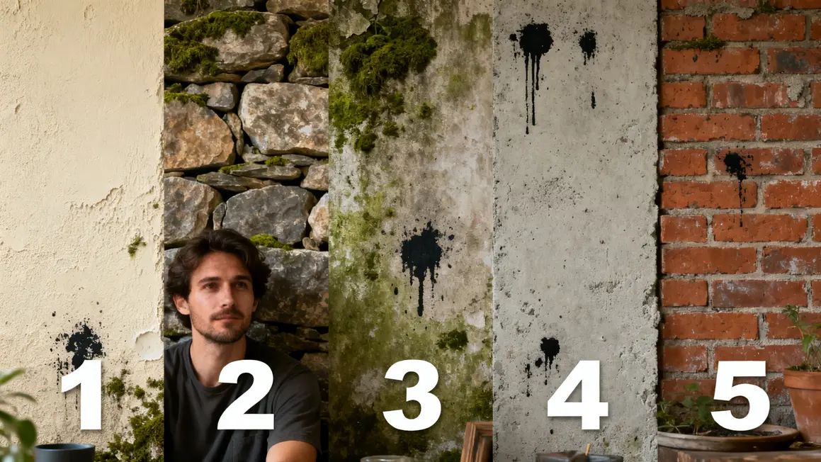 nettoyage de façade : guide pratique pour bien commencer en petit budget 2 photo types façade salissures nettoyage mur