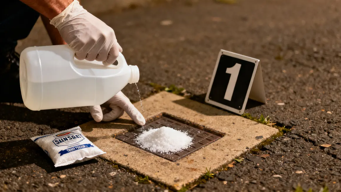 désherbant naturel : checklist avant de se lancer en petit budget 3 Main gantée avec vinaigre sel zone test de desherbant naturel